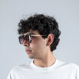 LUNARO, BLACK AND GOLD / DARK RASPBERRY LENS, lifestyle image 22