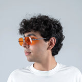 CALYPSO, SILVER / ORANGE RED BLUE LIGHT LENS, lifestyle image 14