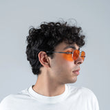 CALYPSO, SILVER / ORANGE RED BLUE LIGHT LENS, lifestyle image 15