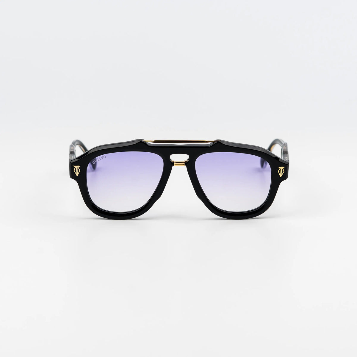 RITMO, BLACK / VIOLET BLUE GRADIENT LENS, front view