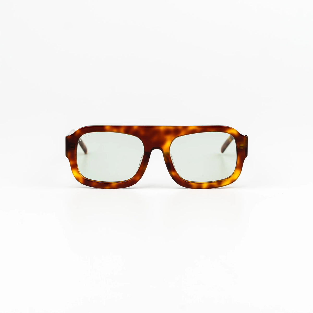 DRUMS, Tortoise / Turquoise Lens, front view